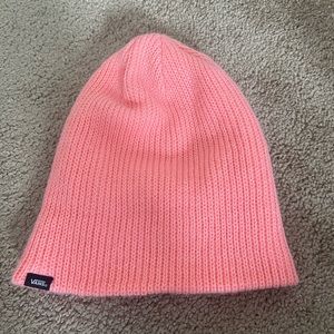 pink vans beanie